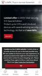 Mobile Screenshot of gdata-software.com